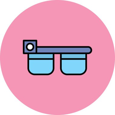 Modern simgenin vektör illüstrasyonu