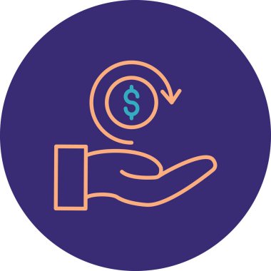 dolar simgesi tutan el