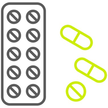 Haplar. Web simgesi basit tasarım