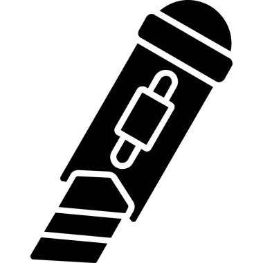 Mikrofonun vektör illüstrasyonu