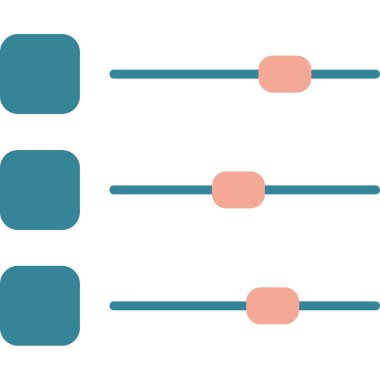 İş ve teknoloji simgesinin vektör illüstrasyonu