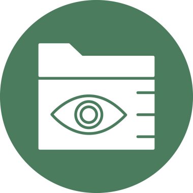 Göz simgesi vektör illüstrasyonu