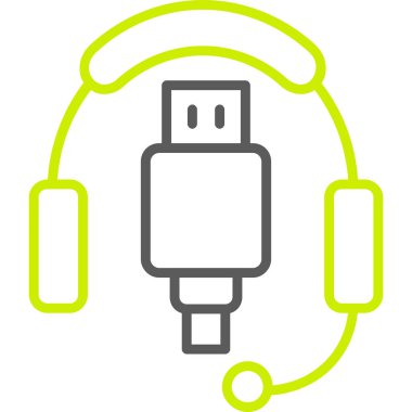 Elektrik dolgu simgesinin vektör illüstrasyonu