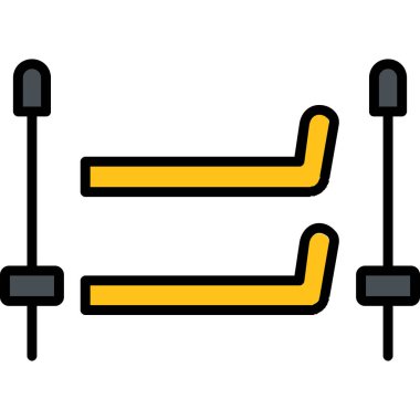 Mobilya simgesinin vektör illüstrasyonu