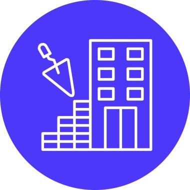 İş simgesinin vektör illüstrasyonu