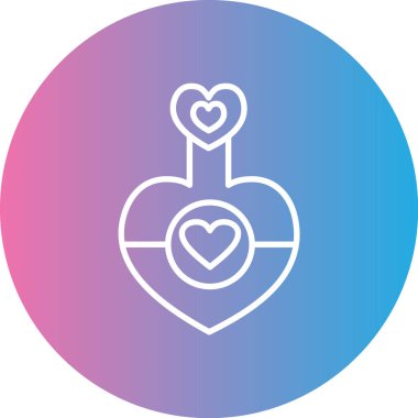 vektör aşk simgesi illüstrasyonu