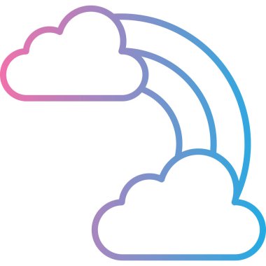 Bulut. Web simgesi basit tasarım