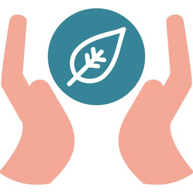 Bir ağaç simgesinin vektör illüstrasyonu