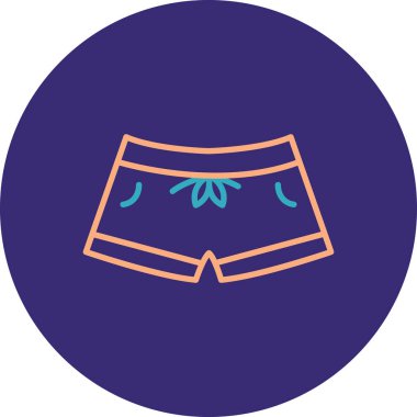 Modern simgenin vektör illüstrasyonu