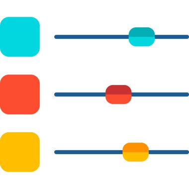 Çizgilerin düz dizayn unsurları. vektör illüstrasyonu
