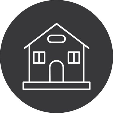 Ev. Web simgesi basit tasarım