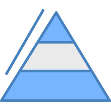 Üçgen simgesi, vektör çizimi