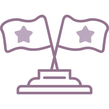 Kupa Ödülü vektör simgesi