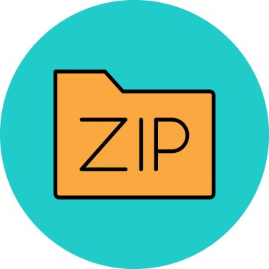 dosya biçimi simgesi, vektör illüstrasyonu