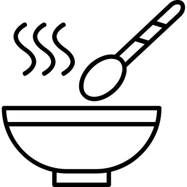 pişirme pan simgesi, vektör çizim