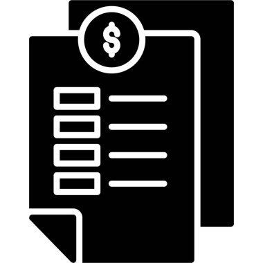 Dolar simgesi vektör illüstrasyonu