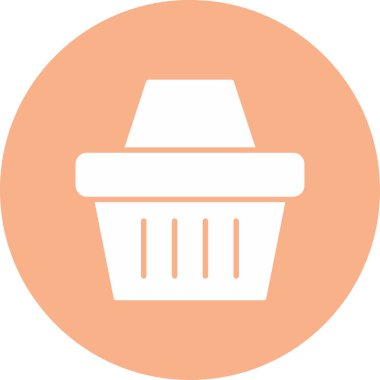 Bir kekin vektör illüstrasyonu