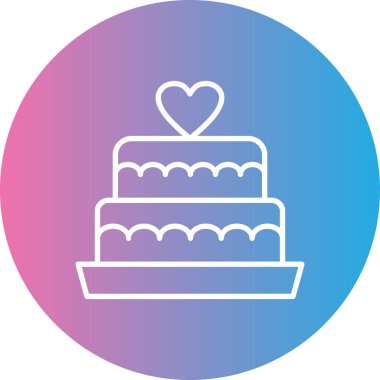 kek ikonu vektör illüstrasyonu