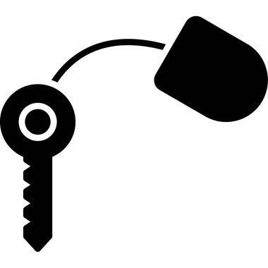 anahtar simgesi, vektör illüstrasyonu