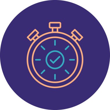 Alarm simgesi vektör illüstrasyonu