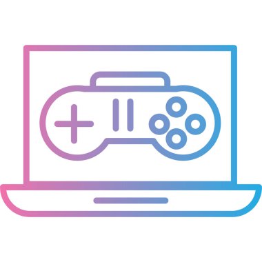 Oyun kontrolörü. Basit resimleme