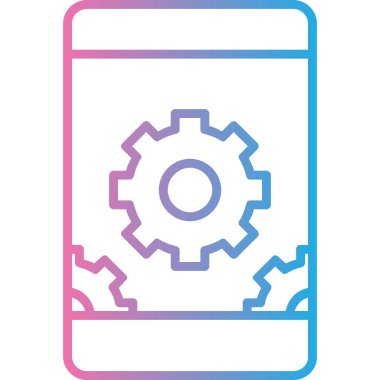 Cep telefonu vektör çizimi