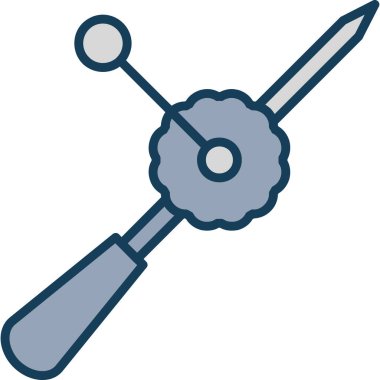 Yarasa Ağı simgesi, basit vektör illüstrasyonu