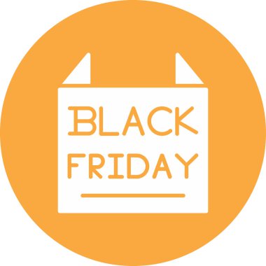 Siyah Cuma etiket simgesi beyaz arkaplanda izole edilmiş taslak biçiminde. alışveriş sembolü çizimi