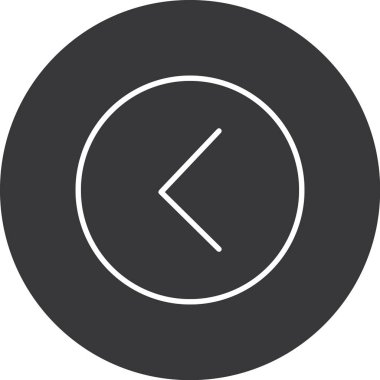 saat web simgesi basit illüstrasyon