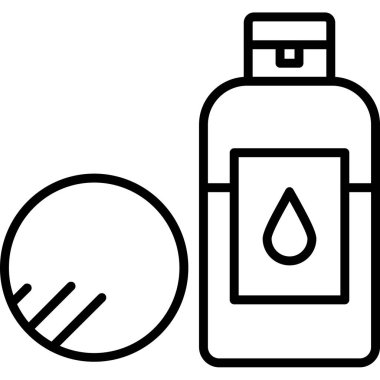 Şişe. Web simgesi basit illüstrasyon