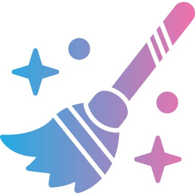 Fırça simgesi vektör illüstrasyonu