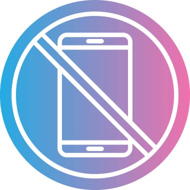 taşınabilir modern simge vektör illüstrasyonu yok