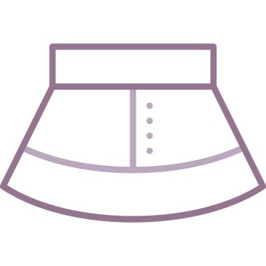 Kumaş ikonu dikiyorum. Web için dikişli vektör simgelerinin özet çizimi