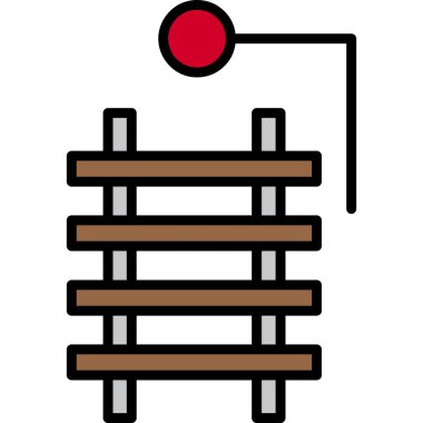Bir merdivenin vektör çizimi