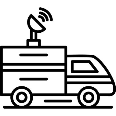 anten anten radyo anten simgesi ana hat biçiminde