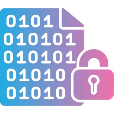 Kilit. Web simgesi basit illüstrasyon