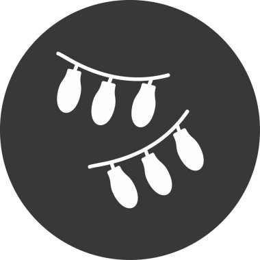 Mutlu noel balosu ikonu, basit stil