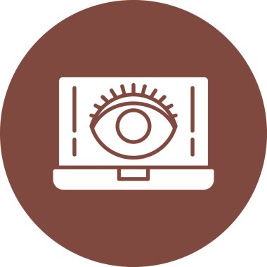 Göz simgesi vektör illüstrasyonu