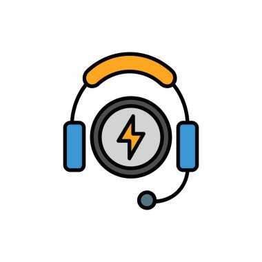 Projeniz için vektör elektrik simgesi