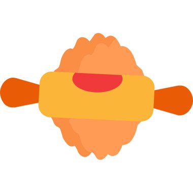 Beyaz arka planda Şükran Günü balkabağı