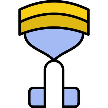 Beyzbol sopası ikonu. Beyzbol sopa vektör simgesi rengi düz izole