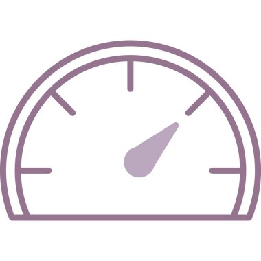 Hız göstergesi simgesinin vektör illüstrasyonu