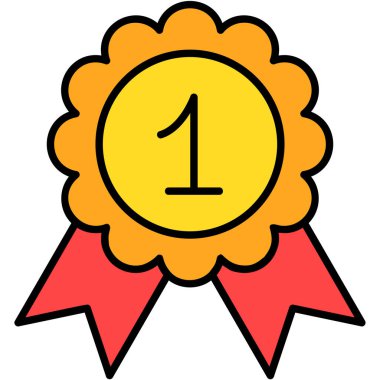 ödül madalyası ikonu modadan izole edilmiş arkaplan