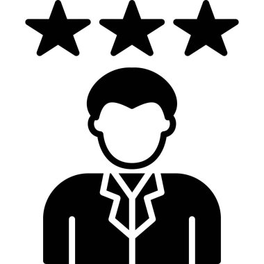 derecelendirme vektörü simgeleri düz simge