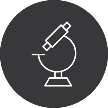 Bilim yassı vektör simgesi