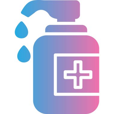 Şişe. Web simgesi basit illüstrasyon