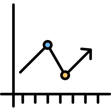 grafik vektörü ince çizgi simgesi
