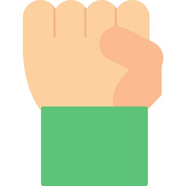 Eldiven. Web simgesi basit illüstrasyon