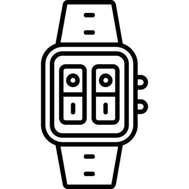 Akıllı izle kutsal kişilerin resmi, vektör çizim