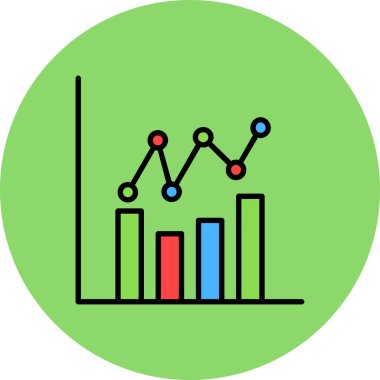 ticari grafik vektör simgesi